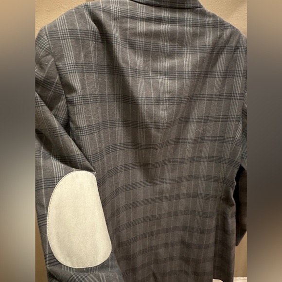 Haggar blue and white window pane men’s blazer sz 44L - Picture 3 of 8